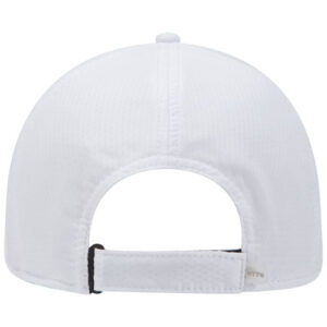 SPACE CITY 6 Panel Low Profile Cap - White / Silver / Purple Logo - Image 3